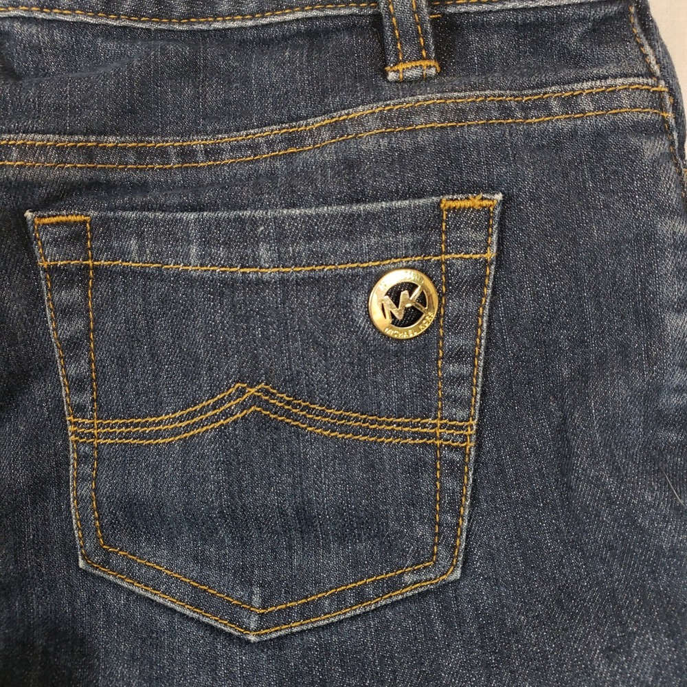 Michael Kors Women's Dark Wash Denim Jeans Classic Style Size 2 - Picture 9 of 10